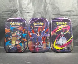 POKEMON TCG MEGA EVOLUTION Mini Tins SET OF 3 NEW SEALED FREE SHIPPING - Image 3