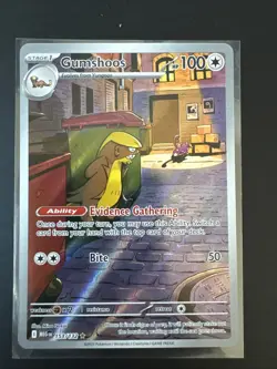 Gumshoos 153/132 Illustration Rare Pokemon Mega Evolution - Image 1
