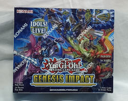 2020 Yugioh TCG Genesis Impact GEIM Booster Box Sealed - Image 1
