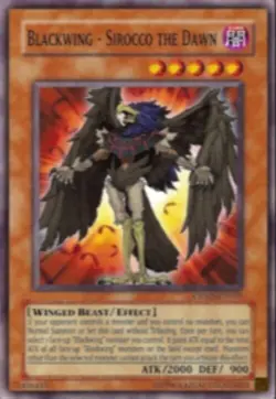 [Common] YuGiOh - Blackwing Sirocco of the Dawn - CRMS-EN010 NM Unlimited - Image 1