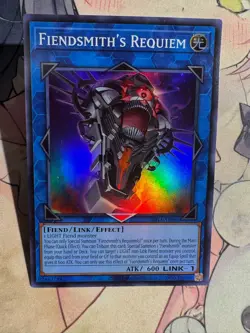Yugioh Asian English INFO-AE046 Fiendsmith's Requiem Super rare NM - Image 3