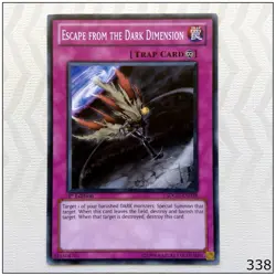 Escape from the Dark Dimension - SDGU-EN038 - Common 1st Edition Yugioh - Image 1