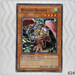 Winged Rhynos - GLD2-EN015 - Common Limited Edition Yugioh - Image 1