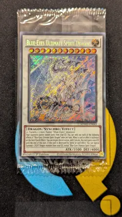 SDWD-EN043 Blue-Eyes Ultimate Spirit Dragon Secret Rare Sealed 1st Ed YuGiOh - Image 1