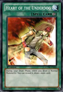 Heart Of The Underdog - 1st Edition LCYW-EN068 - NM - YuGiOh - Image 1