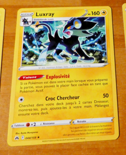POKEMON ZENITH SUPREME FRANCAISE CARD CARTE RARE LUXRAY 044/159 VF FR JCC NM - Image 1