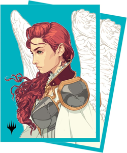 - MTG Commander Masters 100Ct Standard Size Card Sleeves - Gisela, Blade of Gold - Image 1