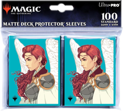 - MTG Commander Masters 100Ct Standard Size Card Sleeves - Gisela, Blade of Gold - Image 2