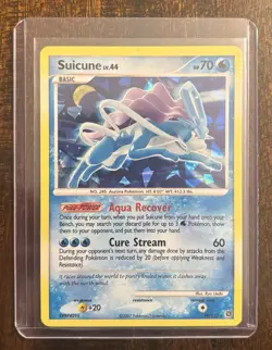 Pokemon Suicune Cracked Ice Holo Rare Card 19/132 Secret Wonders LP/NM - Image 1