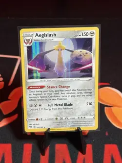 Aegislash 107/163 Battle Styles Holo Rare Pokemon Card NM - Image 1