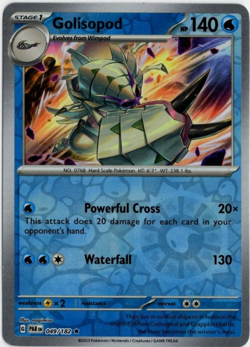Golisopod 049/182 | Paradox Rift | Rare Reverse Holo | NM Pokemon Card - Image 1