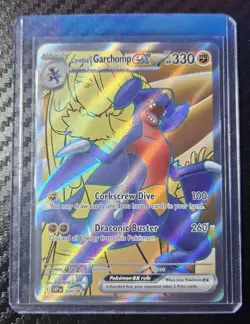 Pokemon TCG Cynthia's Garchomp EX 204 SVP Scarlet & Violet Promo Card - Image 1