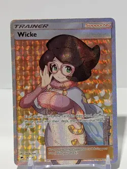 Pokemon Card - Wicke (Full Art) SM - Burning Shadows 147/147 Ultra Rare - Image 1