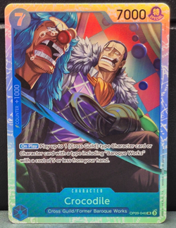 Crocodile PRB-02 OP09-046 Super Rare The Best Vol 2 One Piece Near Mint Card TCG - Image 1