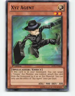 XYZ Agent JOTL-EN005 1st Edition YuGiOh Card - Image 1