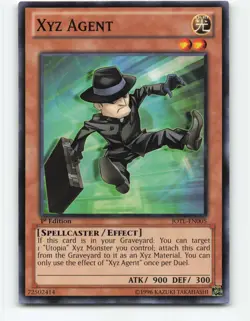 XYZ Agent JOTL-EN005 1st Edition YuGiOh Card - Image 1