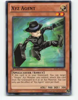 XYZ Agent JOTL-EN005 1st Edition YuGiOh Card - Image 1