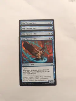 (4) Sky Theater Strix *PLAYSET* War of the Spark Regular NM MTG - Image 1