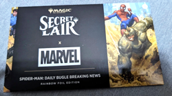 MTG Secret Lair x Marvel's Spider-Man: Daily Bugle Breaking News Rainbow Foil - Image 1
