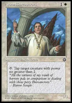 Aysen Bureaucrats (2) - Medium Play MTG Homelands - Image 1