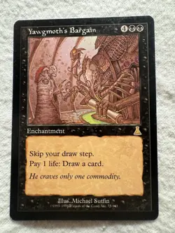 MTG - Yawgmoth's Bargain - Urza's Destiny - NM - Free Shipping! - Image 1