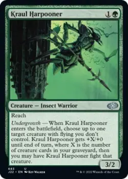 Kraul Harpooner - Light Play MTG Jumpstart 2022 - Image 1