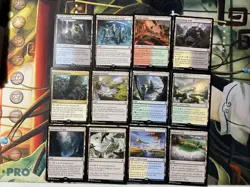 MTG 12 Battle for Zendikar Basic Land - 1 of each - complete You Set MT - Image 1