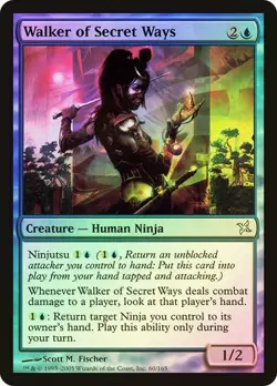 Betrayers of Kamigawa MTG Foil Walker of Secret Ways Magic - Image 1