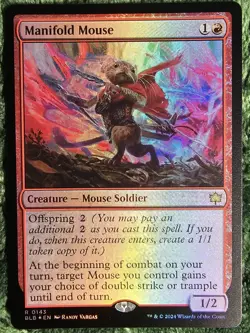 ✨Manifold Mouse✨ MTG | Bloomburrow | Foil | NM/M | R 0143 - Image 1