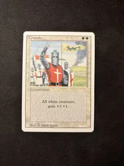 MTG Crusade Revised Edition Regular Rare Mtg NM - Image 1