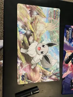 Pokemon Eevee Playmat - Pokemon Go - Radiant/Shiny Eevee - Standard Size - Image 1