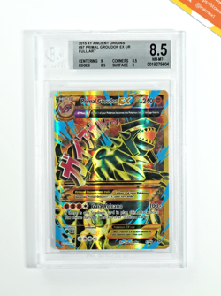 Pokemon BGS 8.5 Primal Groudon Ex #97 UR Ancient Origins 2015 English - Image 1