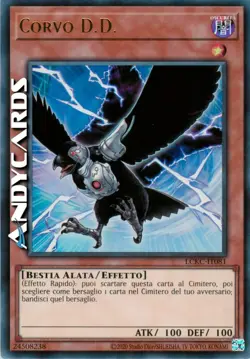 CORVO D.D. • (D.D. Crow) • Ultra R SP • LCKC IT081 • Unl • Yugioh! • ANDYCARDS - Image 1