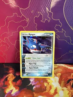 Pokemon TCG Team Aqua's Kyogre EX Team Magma vs Team Aqua Card 3/95 - Image 1