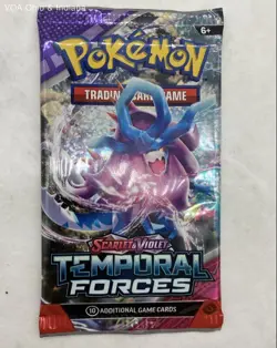 Three Sealed Pokemon Scarlet & Violet Temporal Forces Trading Card Packs - Image 2