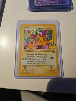 Birthday Pikachu 25th Celebrations Ultra Rare Holo Pokemon Card #24 - Image 4