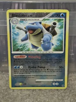 Blastoise 2/132 Pokemon TCG Secret Wonders Reverse Holo Foil Rare Card Played LP - Image 1