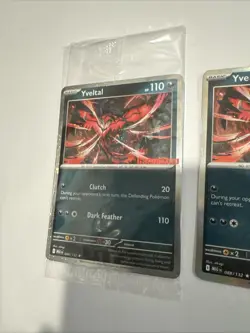 GameStop Yveltal Shining Legends Pokemon Card And Yveltal 88/132 Holo Nm Sealed - Image 3