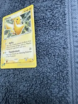 2003 Pikachu 012 Holo Black Star Promo Pokemon Card E Reader - Near Mint NM - Image 2
