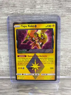 Pokemon TCG Tapu Koko Prism Star Sun & Moon Team Up 51/181 Holo Rare Card - Image 1