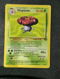 VILEPLUME - 31/64 - JUNGLE - RARE - NON HOLO - POKEMON CARD - UNLIMITED - Image 1