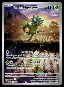 Pokemon TCG SV: Scarlet & Violet Promo Cards #123 Teal Mask Ogerpon NM - Image 1