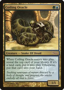 Coiling Oracle (Arena) FOIL Promo NM Creature Special MAGIC MTG CARD ABUGames - Image 1