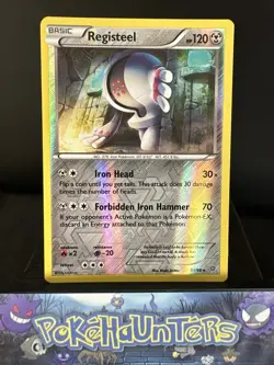 Pokemon Card Registeel 51/98 Ancient Origins Reverse Holo Rare Near Mint - Image 1