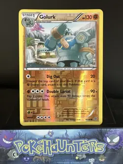 Pokemon Card Golurk 41/98 Ancient Origins Reverse Holo Rare Near Mint - Image 1