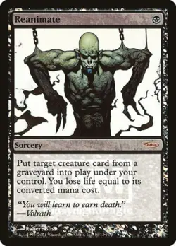 MTG English Reanimate NM Foil Promos: FNM - Image 1