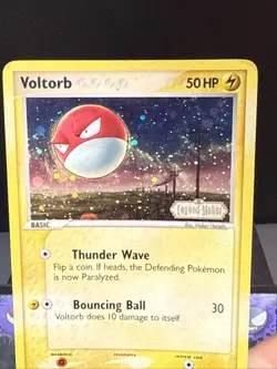 Pokemon Card Voltorb 68/92 EX Legend Maker Reverse Holo STAMPED Played - Image 2