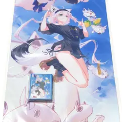 HOLOLIVE Shirakami Fubuki Fubuki Card Sleeve Play Mat Set s_k - Image 1