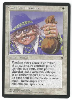 ►Magic-Style◄ MTG - Land Tax - French Renaissance FBB - NM/NM- - Image 1