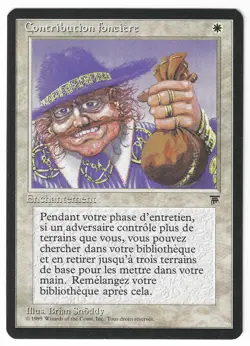 ►Magic-Style◄ MTG - Land Tax - French Renaissance FBB - NM/NM- - Image 1